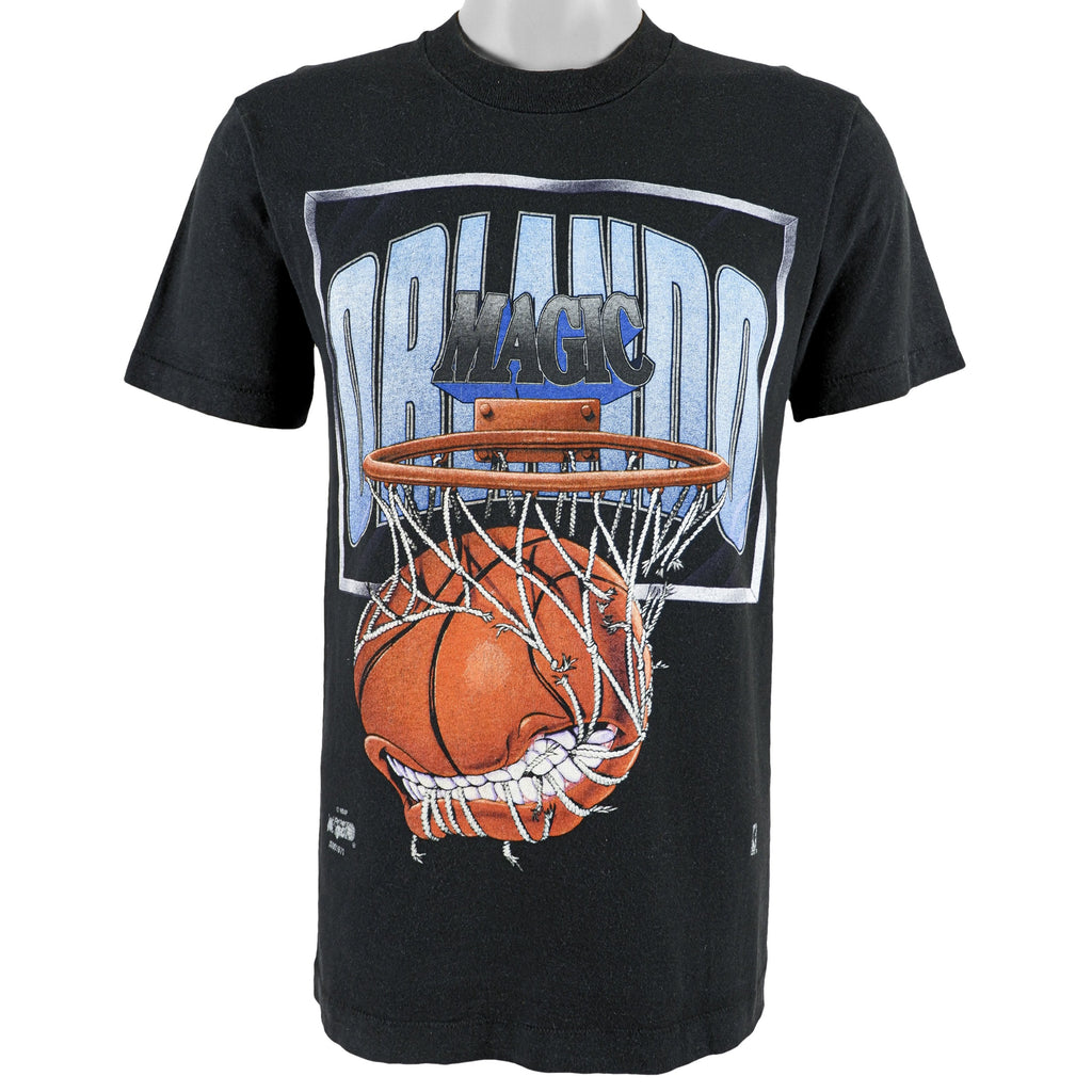 NBA (Official Fan) - Orlando Magic Spell-Out T-Shirt 1990s Medium Vintage Retro Basketball