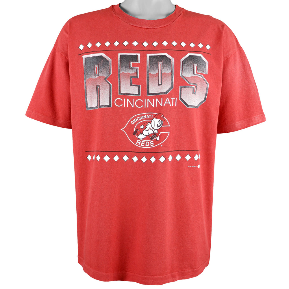 MLB (Hanes) - Cincinnati Reds T-Shirt 1993 X-Large Vintage Retro Baseball