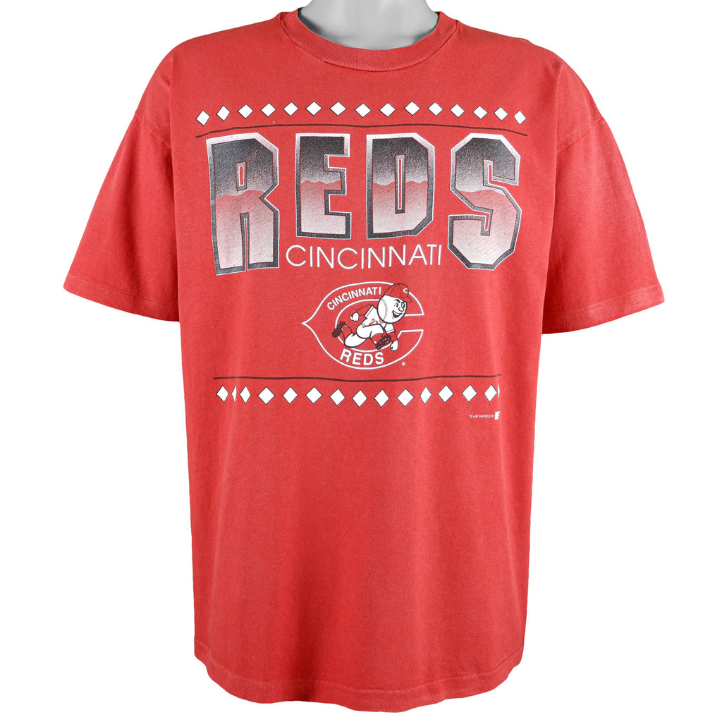MLB (Hanes) - Cincinnati Reds T-Shirt 1993 X-Large Vintage Retro Baseball