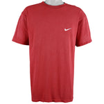 Nike - Red Classic T-Shirt 1990s Medium Vintage Retro 