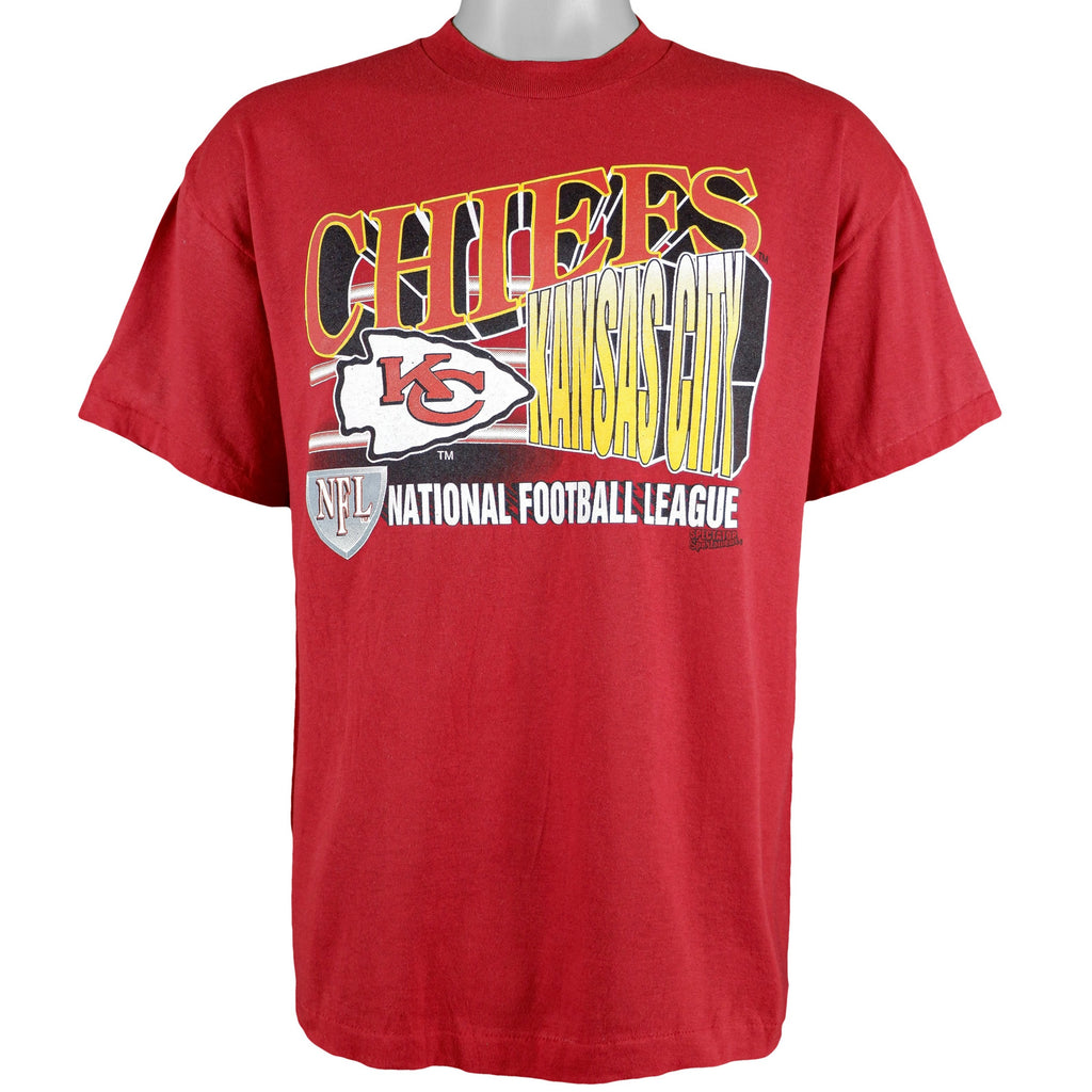 NFL - Kansas City Chiefs T-Shirt 1990s Large Vintage Retro Football