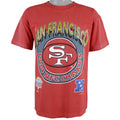 NFL (Nutmeg) - San Francisco 49ers T-Shirt 1995 Large Vintage Retro Football