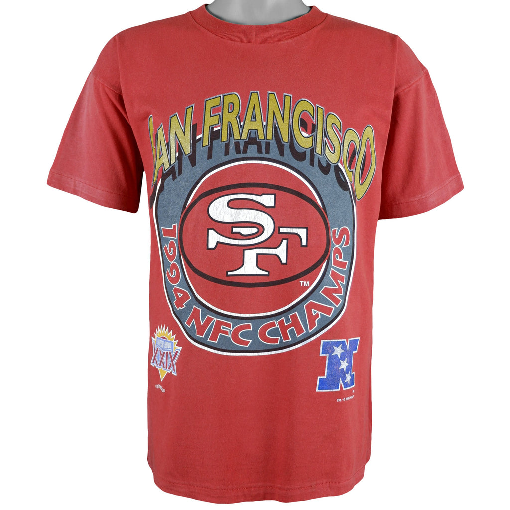 NFL (Nutmeg) - San Francisco 49ers T-Shirt 1995 Large Vintage Retro Football