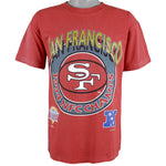 NFL (Nutmeg) - San Francisco 49ers T-Shirt 1995 Large Vintage Retro Football