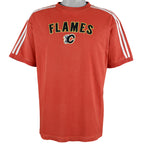 NHL - Calgary Flames spell-Out T-Shirt 2000s Large Vintage Retro Hockey