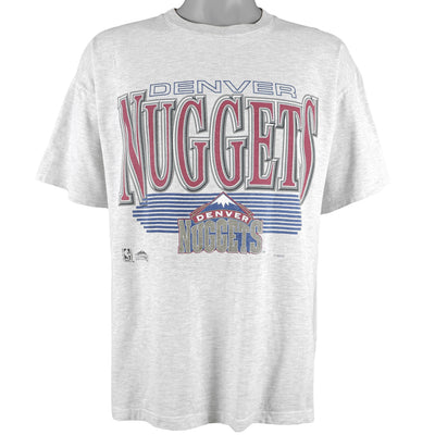 NBA (Competitor) - Denver Nuggets T-Shirt 1990s Large