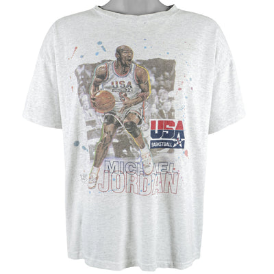 Vintage (Official Fan) - Michael Jordan, USA Basketball T-Shirt 1992 Large