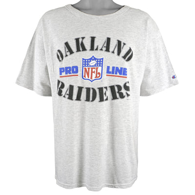 Champion - Oakland Raiders, NFL Pro Line Spell-Out T-Shirt 1994 X-Large