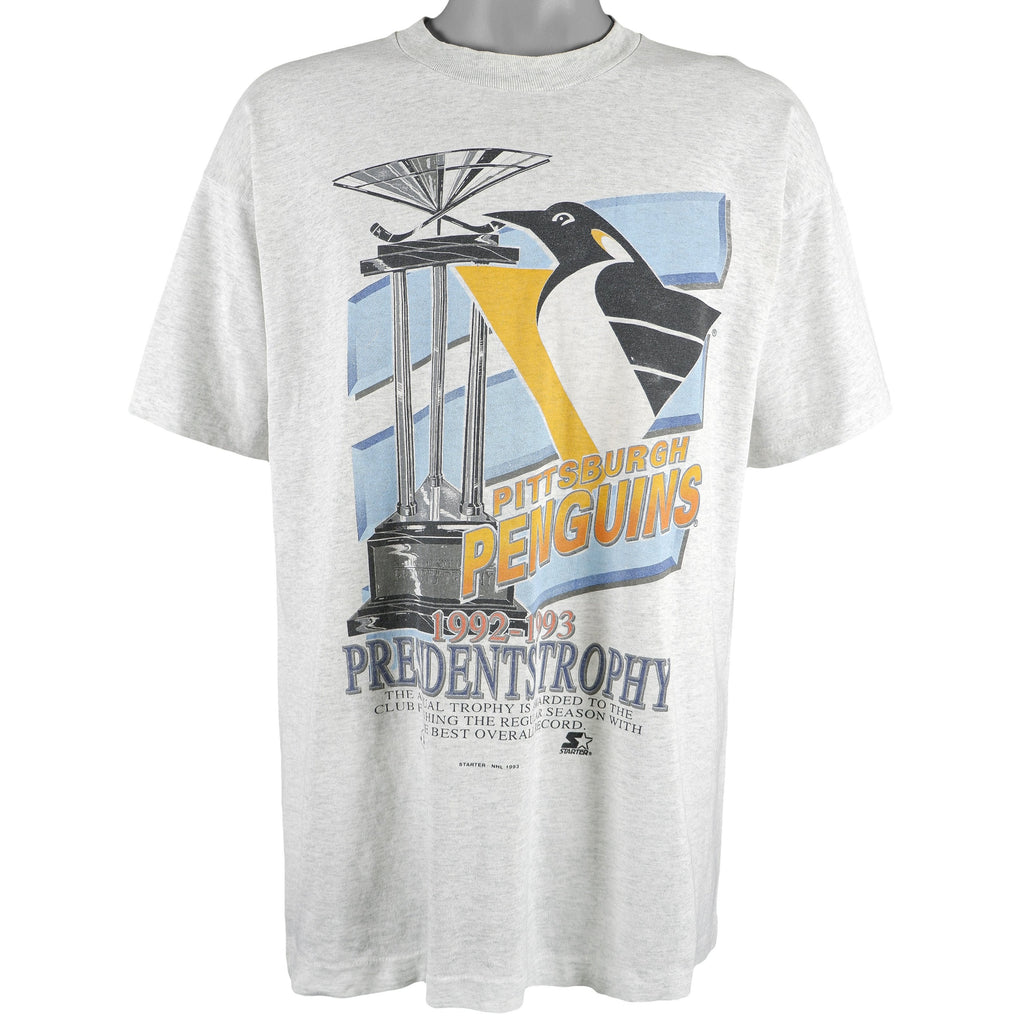 NHL - Pittsburgh Penguins T-Shirt 1993 X-Large Vintage Retro Hockey