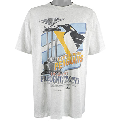 NHL - Pittsburgh Penguins, Presidents Trophy T-Shirt 1993 X-Large