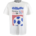 Vintage (Gillette) - White World Cup USA 94 Deadstock T-Shirt 1994 X-Large Vintage Retro Soccer