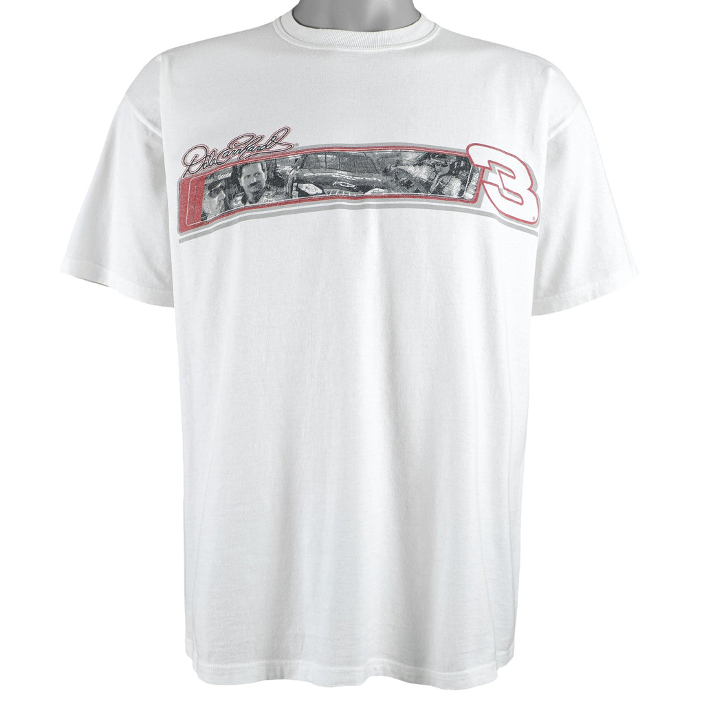 NASCAR (Chase) - Dale Earnhardt, Man and Machine T-Shirt 2000 Medium Vintage Retro