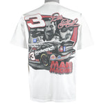 NASCAR (Chase) - Dale Earnhardt, Man and Machine T-Shirt 2000 Medium Vintage Retro