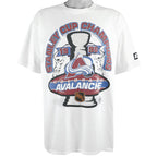 Starter - Colorado Avalanche Deadstock T-Shirt 1990s Large Vintage Retro Hockey
