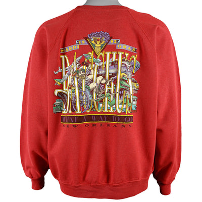 Vintage - Bacchus Mardi Gras, New Orleans Crew Neck Sweatshirt 1992 Large