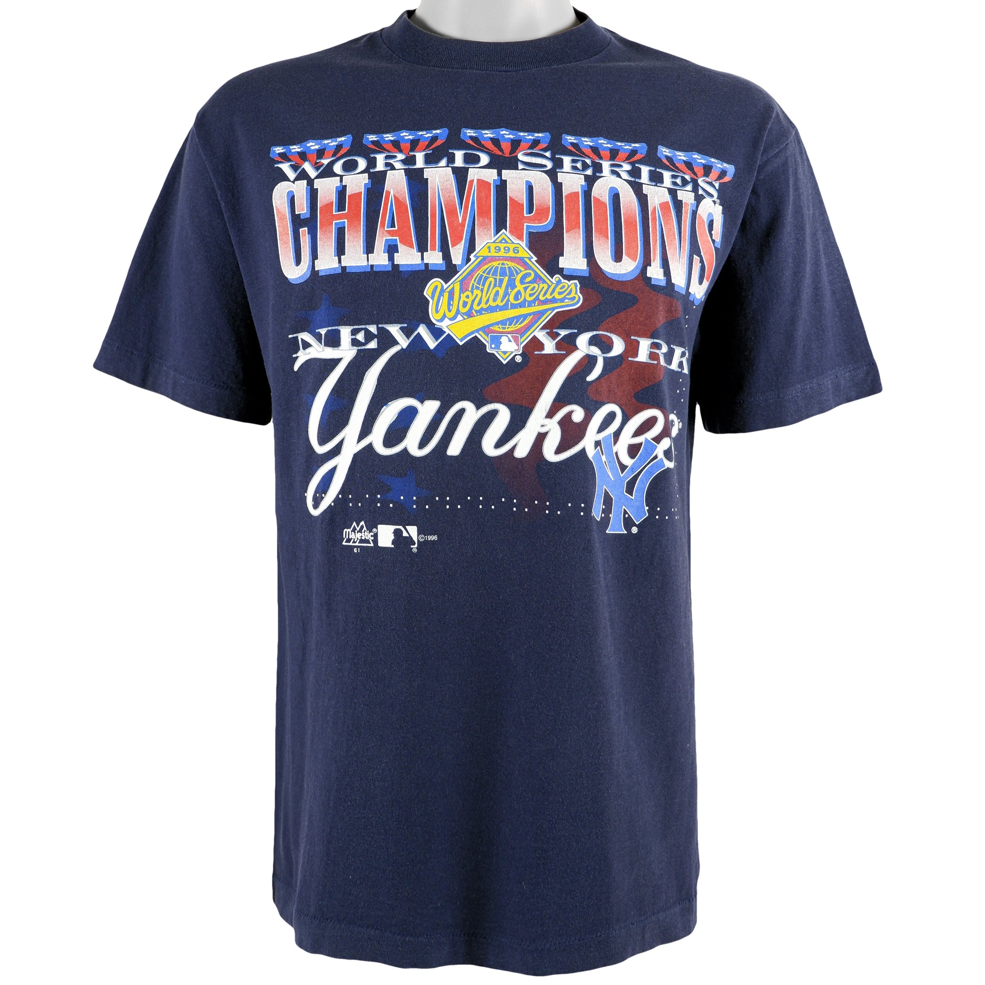 Vintage MLB (Majestic) - New York Yankees, World Series Champions T-Shirt  1996 Large – Vintage Club Clothing