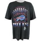 Starter - Buffalo Bills, Wester Conference Champs T-Shirt 1993 Large Vintage Retro Football