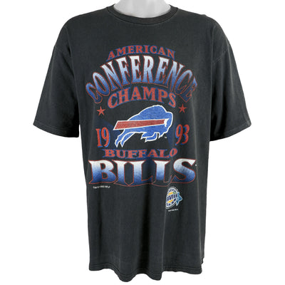 Starter - Buffalo Bills, American Conference Champs T-Shirt 1993 Large