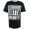 NFL - Oakland Raiders Spell-Out T-Shirt 1990s Large Vintage Retro Football