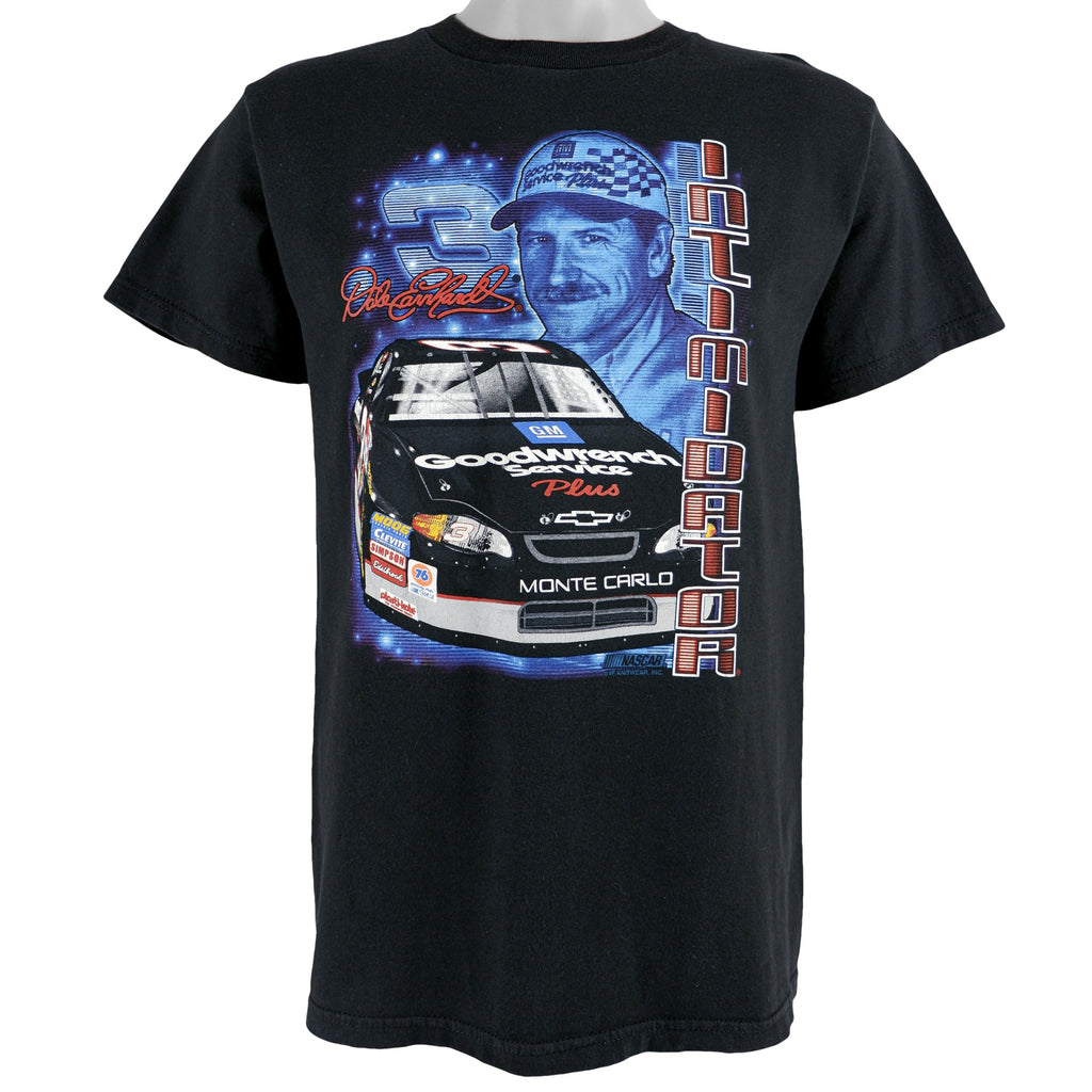 NASCAR (Chase) - Dale Earnhardt Intimidator Deadstock T-Shirt 1990s Large Vintage Retro