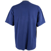 Nike - Blue T-Shirt 1990s Large Vintage Retro