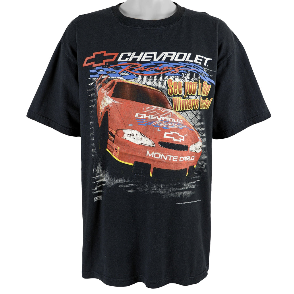 NASCAR (Santee Gold) - Chevrolet Racing T-Shirt 1990s X-Large Vintage Retro