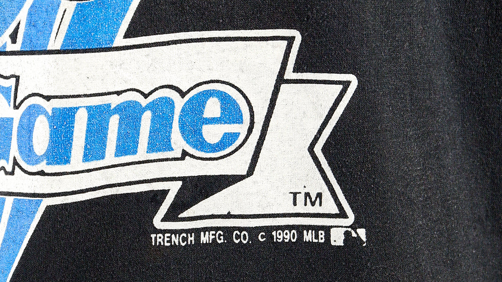MLB (Trench) - Chicago Cubs Spell-Out T-Shirt 1990 X-Large Vintage Retro Baseball