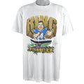 NFL (Jerzees) - King of the Jungle Spell-Out T-Shirt 1990 X-Large Vintage Retro Football