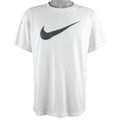 Nike - White Big Logo T-Shirt 1990s Medium Vintage Retro