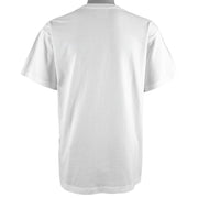 Nike - White Big Logo T-Shirt 1990s Medium Vintage Retro