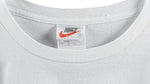 Nike - White Big Logo T-Shirt 1990s Medium Vintage Retro
