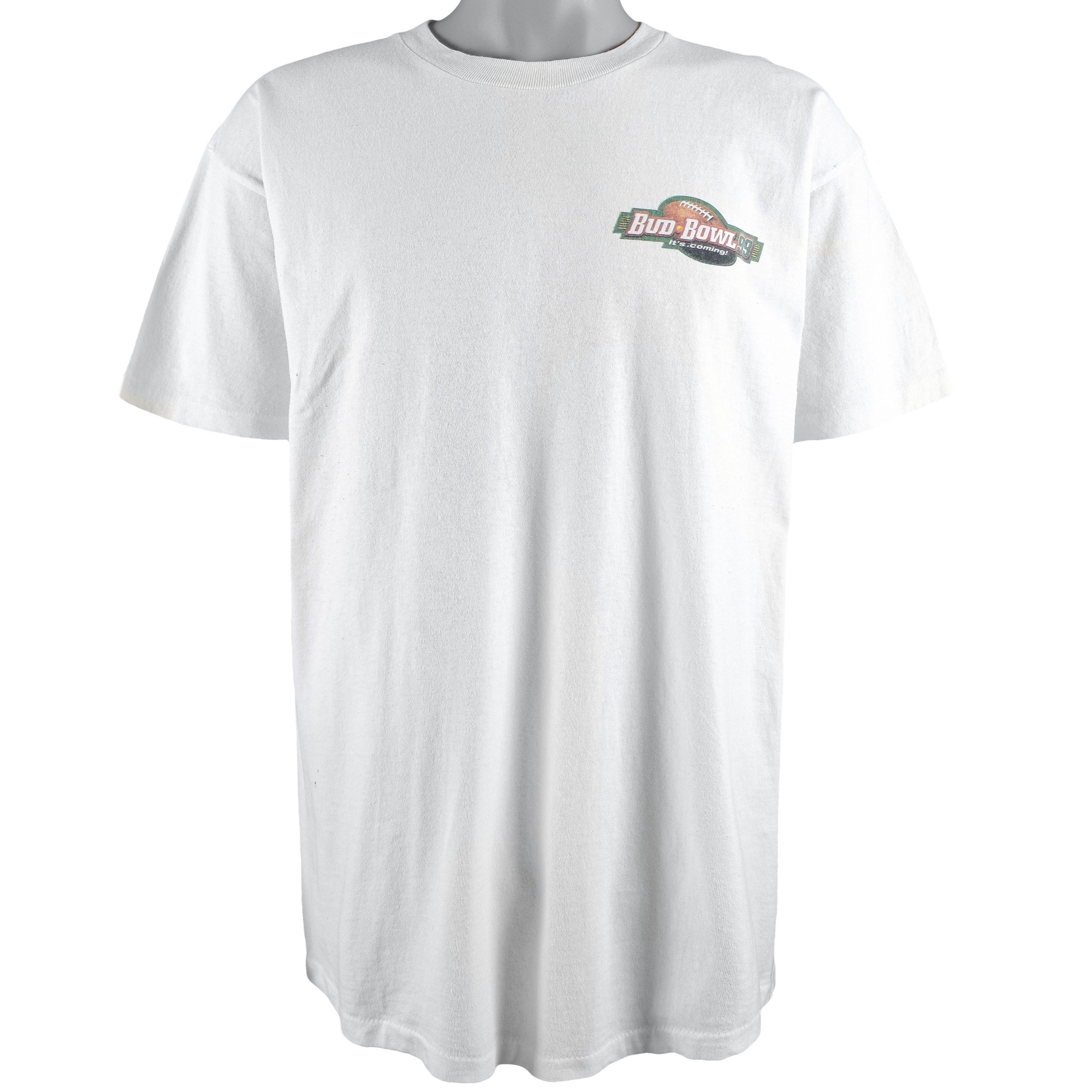 Vintage - Bud Bowl - Two American Classics Deadstock T-Shirt 1990s X-Large Vintage Retro Football