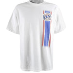 NASCAR - Kurt Busch #2, Miller Lite T-Shirt 2000s Large Vintage Retro 