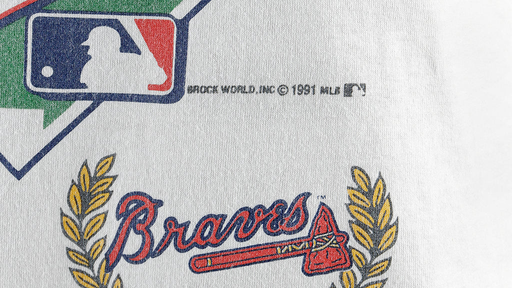 MLB - World Series Champs, Twins VS Braves T-Shirt 1991 Medium Vintage Retro Baseball