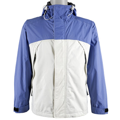 Nike - Blue & White ACG Hooded Windbreaker 2000 Medium