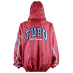 FUBU - Red The Collection Big Logo Hooded Jacket 1990s 2X-Large