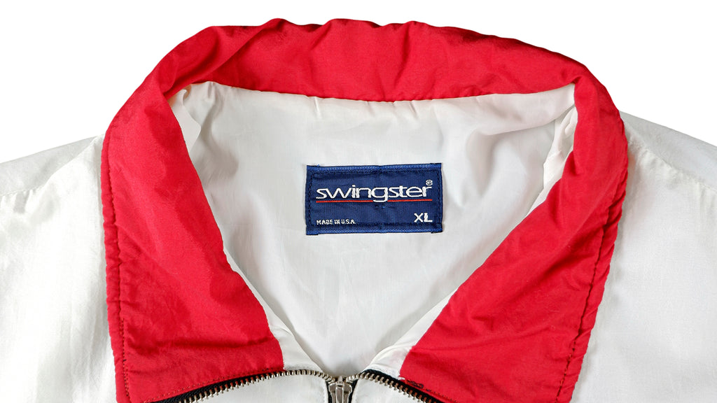 Vintage - Blue & White Coors Light Spell-Out Windbreaker 1990s X-Large  Vintage Retro