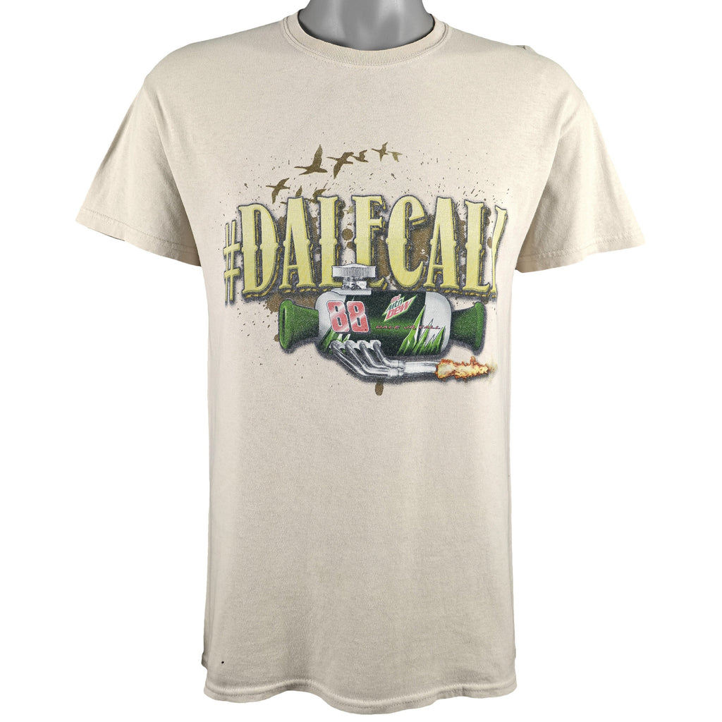 NASCAR (Chase) - Dale Earnhardt Jr. - Diet Mtn Dew T-Shirt 2000s Medium Vintage Retro 