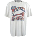 MLB (Trench) - Atlanta Braves T-Shirt 1992 X-Large Vintage Retro