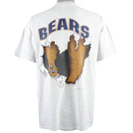 NFL (Nutmeg) - Chicago Bears Spell-Out T-Shirt 1993 X-Large Vintage Retro Football