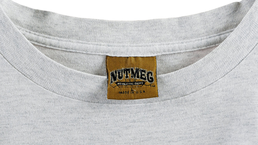 NFL (Nutmeg) - Chicago Bears Spell-Out T-Shirt 1993 X-Large Vintage Retro Football