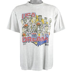 Vintage (Oneita) - USA Olympic Basketball Dream Team T-Shirt 1992 Large Vintage Retro Basketball