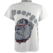 NCAA - Georgetown Hoyas Spell-Out T-Shirt 1990s Medium Vintage Retro Football College