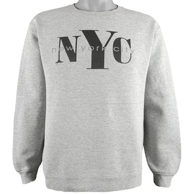 Vintage (Pluma) - NYC New York City Crew Neck Sweatshirt 1990s Medium
