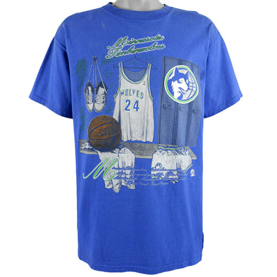 NBA (Nutmeg) - Minnesota Timberwolves T-Shirt 1990s X-Large