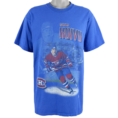 NHL (Pro Player) - Montreal Canadiens Saku Koivu #11 T-Shirt 1990s Large