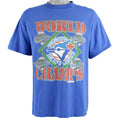 MLB (Trench) - Toronto Blue Jays Spell-Out T-Shirt 1992 X-Large Vintage Retro Baseball
