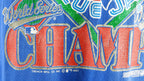 MLB (Trench) - Toronto Blue Jays Spell-Out T-Shirt 1992 X-Large Vintage Retro Baseball