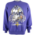 NFL (Sport) - Minnesota Vikings  Big Logo Sweatshirt 1999 X-Large Vintage Retro Football