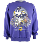 NFL (Sport) - Minnesota Vikings  Big Logo Sweatshirt 1999 X-Large Vintage Retro Football